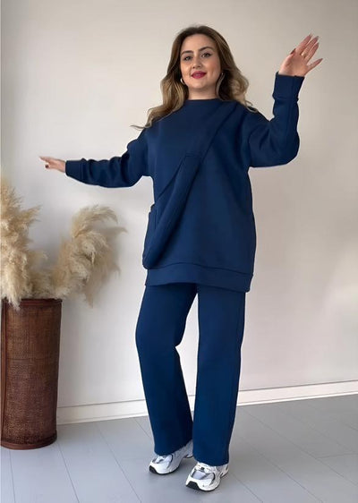 *Winter Fleece Tracksuit With Bag*