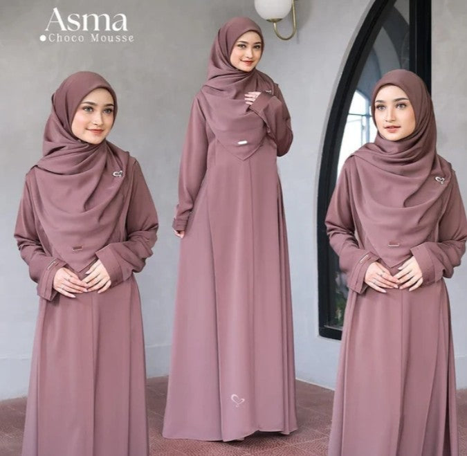 New Asma abaya With Stollar