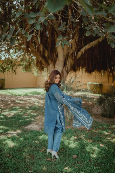 New Fully Embroidery 3 Pec Suit 3 Pec